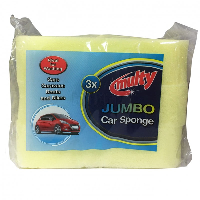 3 JUMBO CAR SPONGES