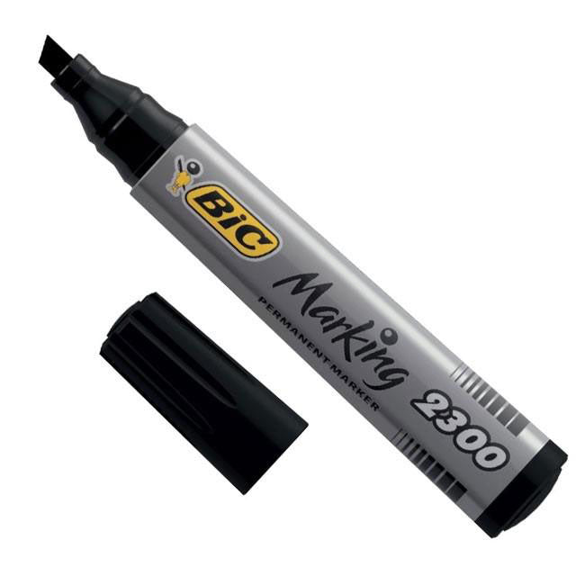 BIC Black Permanent Marker Pen 2300 (THICK)