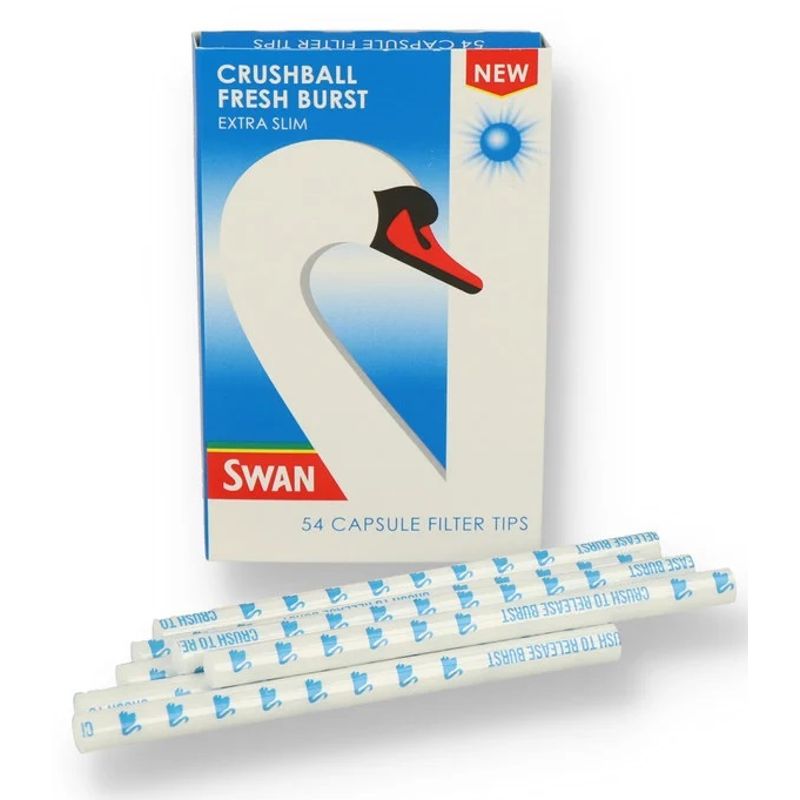 Swan Filter Tips Extra Slim Crushball Fresh Burst - Case of 20