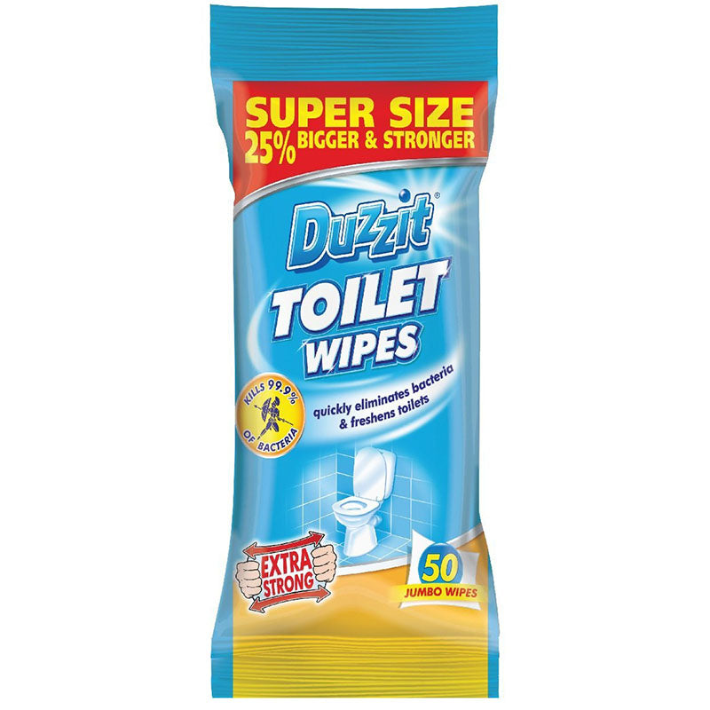 Duzzit Toilet Cleaning Wipes 50 Pack Wholesale