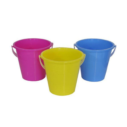 Neon Round Beach Bucket 5.5