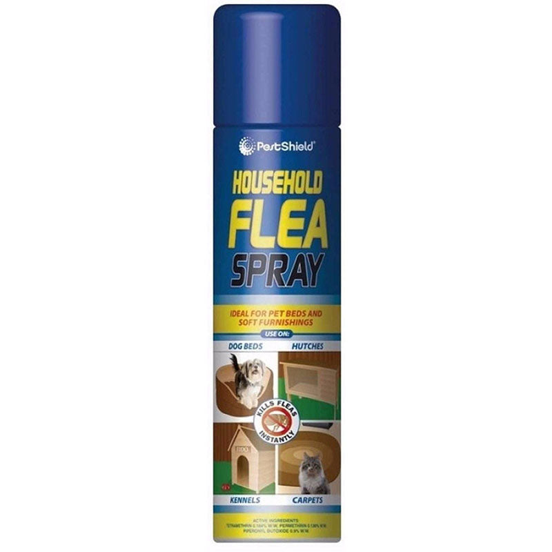 PestShield Household Flea Aerosol Spray 200ml Case of 12 Wholesale