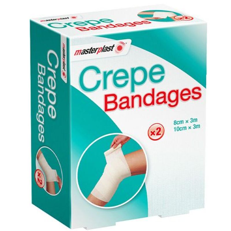 MasterPlast Crepe Bandages 2 Pack Wholesale