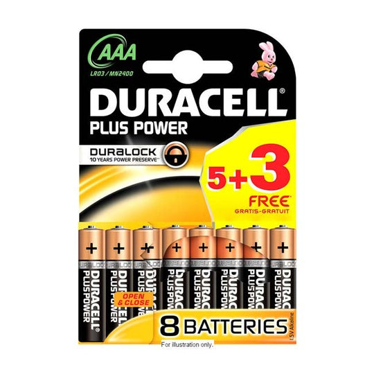 5000394105485, Pile 9V Duracell Duracell Plus Power MN1604 9V