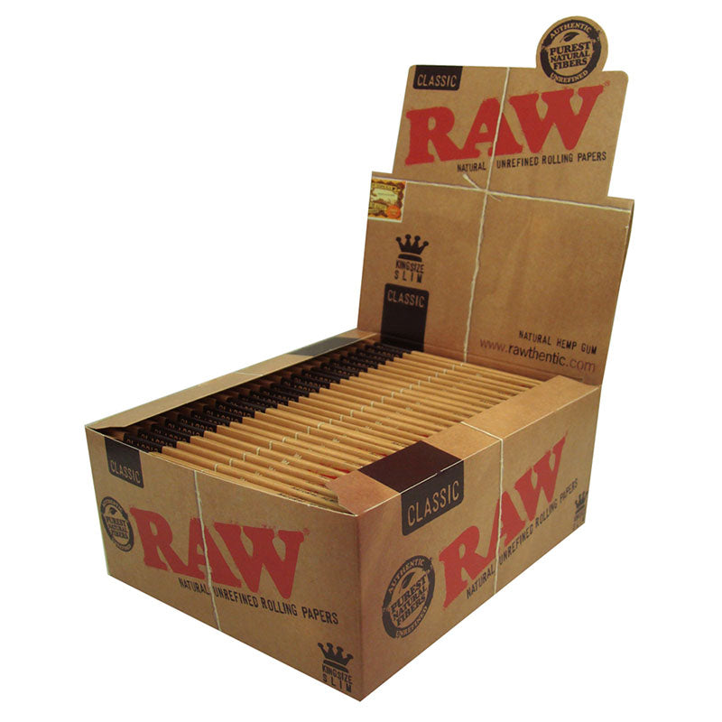 RAW Rolling Papers Natural Classic - Case of 50 Wholesale