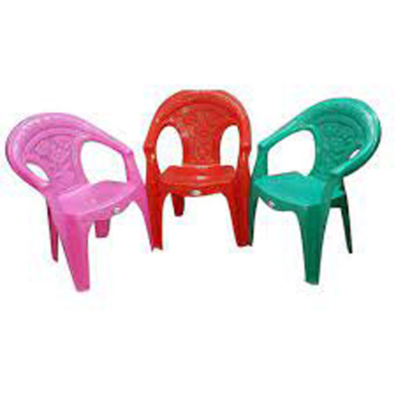 Children Plastic Chairs With Armholder